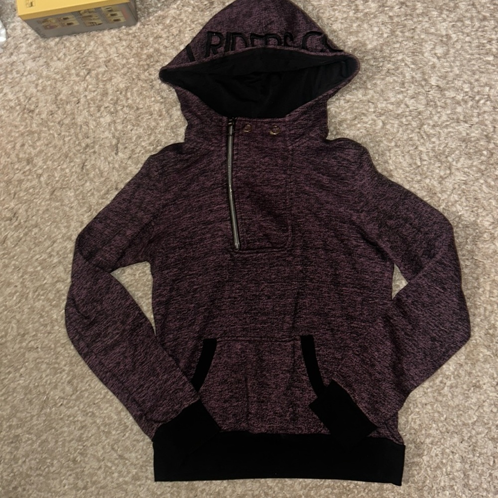Fox Riders Half Zip Pullover Hoodie